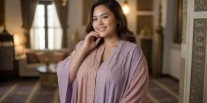 Outfit Lebaran untuk Badan Gemuk yang Bikin Tampil Percaya Diri dan Anggun