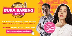 Pandji Pragiwaksono dan Tasya Farasya Bakal Temani Kamu Buka Puasa Bareng 16 Mei, Mau Tahu Caranya?