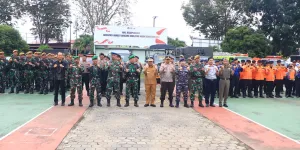 Pemkot Bontang Perkuat Kesiapsiagaan Hadapi Cuaca Ekstrem lewat Apel Gabungan TNI–Polri dan Relawan