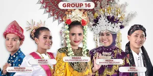 Penampilan Grup 16  LIDA 2019, Rikana Duta Provinsi Kalimantan Selatan Tersenggol