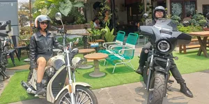 Pengalaman Baru Rey Savero dan Diva Gracia Ikut City Ride Bersama Mak Vera