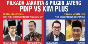 Persaingan PDIP vs KIM PLUS di Pilkada 2024, Siapa Unggul?