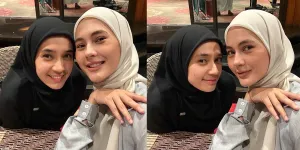 Pertemuan Dua Sahabat, Paula Verhoeven dan Dhini Aminarti Saling Berikan Doa Baik