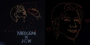 Pertunjukan Drone NESCAFÉ SKY SHOW Bersama Ji Chang Wook Meriahkan Langit Pekan Raya Jakarta 2024