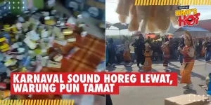 Porak Poranda! Karnaval Sound Horeg Melintas, Rontokkan Dagangan Toko Milik Warga