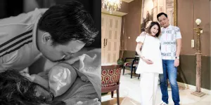 Potret Agung Nugraha  Setia Temani Kiki Amalia dari Masa Hamil sampai Melahirkan