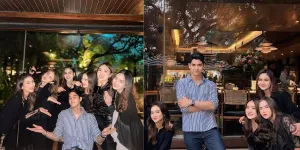 Potret Al Ghazali Bukber Bareng Pemain Little Mom Series, Dikelilingi Wanita Cantik dari Natasha Wilona hingga Elina Joerg