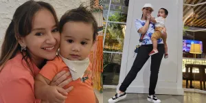 7 Potret Angelica Simperler Bareng Anak, bak Kakak Momong Adiknya - Awet Muda Kebangetan