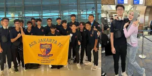 Potret Angelina Sondakh Antar Keanu yang Ikut Turnamen Sepak Bola di Singapura