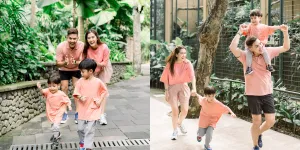 5 Potret Arie Andika dan Ardina Rasti Ajak Anak Liburan, Kompak Pakai Outfit Couple Sekeluarga