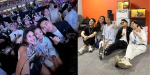 Potret Ayu Ting Ting Pose bak Adik-Kakak Bareng Bilqis di Golden Disc Awards 2024, Ternyata Datang Bertiga dengan Boy William Juga