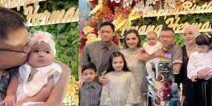 Potret Azura Saat Digendong Anang Hermansyah di Pesta Ulang Tahun, Tak Mau Lepas dari Kakeknya
