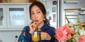 Potret Dapur Rinrin Marinka yang Simple, Fresh, dan Bikin Betah