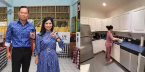 Potret Dapur Rumah Annisa Pohan, Minimalis Penuh dengan Nuansa Putih