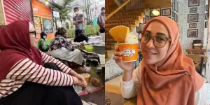 Potret Devi Permatasari Ceritakan Perjuangan Berburu Kue Lupis di Instagramnya