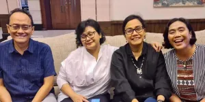 Potret Hangat Sri Mulyani Kumpul Bersama Kakak dan Adik, Seru Berkumpul Cerita Tentang Masa Kecil