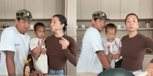 Potret Irfan dan Jennifer Bachdim Masak Bareng, Kompak Bikin Pisang Goreng