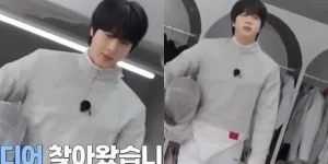 Potret Jin BTS Pakai Kostum Anggar, Visualnya Gantengnya Bikin Kepincut