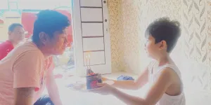 Potret Kedekatan Mahesa Mawla Bumi dengan Andika Kangen Band, Ganteng Mirip Papanya