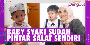 Potret Lucunya Baby Syaki Anak Rizki DA Sudah Pintar Salat Sendiri, Netizen: Anak Soleh