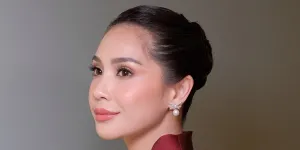 Potret Nagita Slavina Hadiri HUT ke-81 RI di Istana Merdeka, Elegan dengan Kebaya Merah