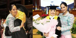 Potret Penampilan Annisa Pohan saat Hadiri Pengukuhan Guru Besar Salah Satu Anggota Ikawati ATR/BPN, Bangga Perempuan Berprestasi