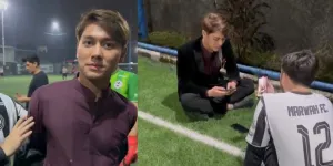 Potret Rizky Billar yang Harus Setoran Ngaji Dulu Sebelum Main Bola, Warganet Sebut Sirkelnya Positif Banget