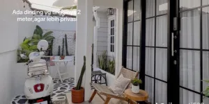 Potret Rumah Serba Putih di Gang Sempit yang Viral, Siapa Sangka Ternyata Seestetik Ini