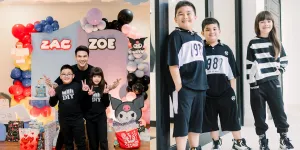 7 Potret si Kembar Anak Jonathan Frizzy, Kini Genap 9 Tahun - Cantik dan Ganteng