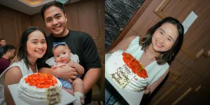 Potret Ultah Gritte Agatha ke-29, Bahagia Rayakan Bareng Suami dan Anak