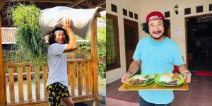 Putuskan Balik Kampung, Begini Keseharian Isa Bajaj Sekarang - Gayanya Disorot Saat Beri Makan Kambing