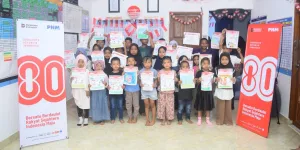 Rayakan 80 Tahun Kemerdekaan, PNM Ajak Anak-Anak di Wilayah 3T Lomba Mewarnai
