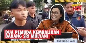 Rela Menembus Penjagaan Ketat, 2 Pemuda Kembalikan Barang Milik Sri Mulyani