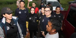 Rency Milano Bersama Artis Pafindo Kunjungi Korban Gempa Cianjur