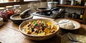 Resep Kuah Kari Tahu, Terong, dan Jamur, Kombinasi Sederhana yang Rasanya Bikin Tambah Nasi