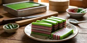 Resep Kue Lapis Kanji dengan Lapisan Tipis yang Kenyal dan Legit