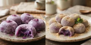 Resep Mochi Ubi Ungu yang Kenyal dan Nagih, Bentuknya Lucu