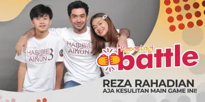 Reza Rahadian, Eric Febrian, & Rebecca Klopper Kebingungan Main KapanLagi Battle