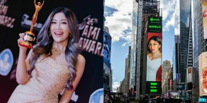 Sabet Prestasi Baru, Nama dan Wajah Awdella Terpampang di Billboard NY Times Square - Terpilih jadi Spotify Equal Indonesia Bulan November