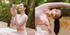 Seger Banget, Ini Potret Alyssa Daguise Pilates di Tengah Hutan - Cantik Berkelas