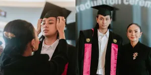 Setrikakan Baju Kelulusan Anak, Begini 7 Potret Yuni Shara di Wisuda Cavin Putra Sulungnya - Tampil Elegan bak Wanita Keraton