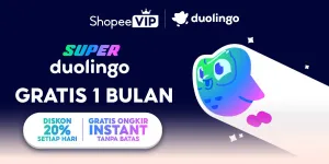 ShopeeVIP Gandeng Duolingo, Belanja Tetap Hemat Sambil Upgrade Diri jadi Makin Seru