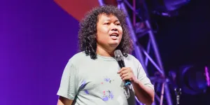 Sukses Buat Heboh Panggung Jicomfest 2023, Marshel Widianto Mengaku Belajar Bahasa Inggris dari Film Panas