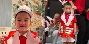 Sus Rini Sulap Plastik Jadi Kostum Keren Buar Rayyanza Buat Catwalk di HUT RI yang ke-79