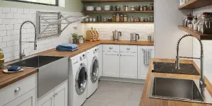 Tata Area Cuci dan Dapur Belakang agar Tetap Aman Bebas Licin, Ini 7 Desain yang Mudah Dibersihkan