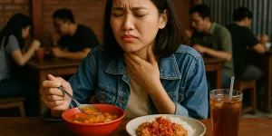 Tenggorokan Panas karena Makanan Pedas, Ternyata Begini Cara Mengatasinya yang Tepat!