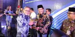 Terima Penganugerahan dan Penghargaan dari Kementerian Perdagangan RI, Kabupaten Trenggalek Jadi Daerah Tertib Ukur untuk Kedua Kali