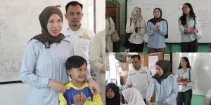 Tinjau Pelaksanaan Makan Bergizi Gratis di SDN 272 Sukasari, Air Mata Melly Goeslaw Jatuh karena Ini