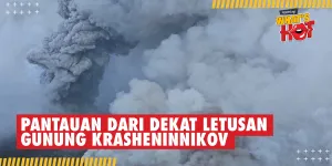 Tidur Selama 600 Tahun, Gunung Krasheninnikov di Rusia Meletus dan Semburkan Awan Vulkanik