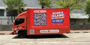 Truk Saldo Kaget SPinjam Keliling Jakarta, Kejar dan Berburu Saldo ShopeePay di Momen 10.10!